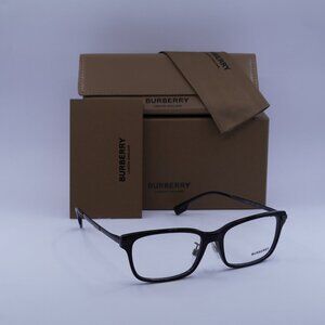 Burberry BE2362D 3001 Rectangle Eyeglasses 55mm - Black